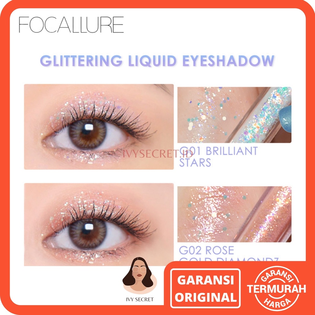 Focallure Liquid Eyeshadow Glittering Focallure Liquid Glitter Focallure Liquid Eyeshadow Focallure Eyeshadow Glitter Focallure Eyeshadow Cair Focallure