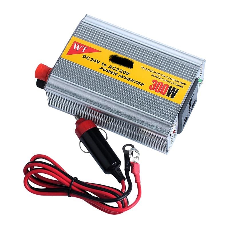 POWER INVERTER 300W 300 WATT LIGHTER CDC 12V TO AC 220V WITH USB-A 2.0 PORT FOR MOBIL CAR