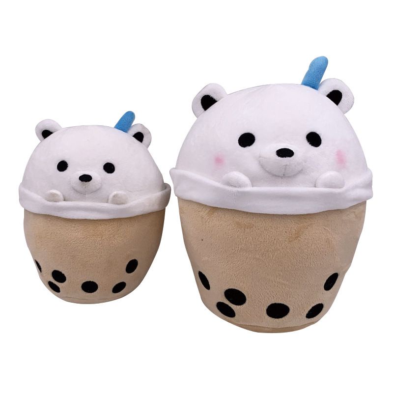 Bubble Tea Boba Bear Boneka Lucu Boneka Mainan Mewah Boneka Plushie Boneka Hadiah Bantal Anak