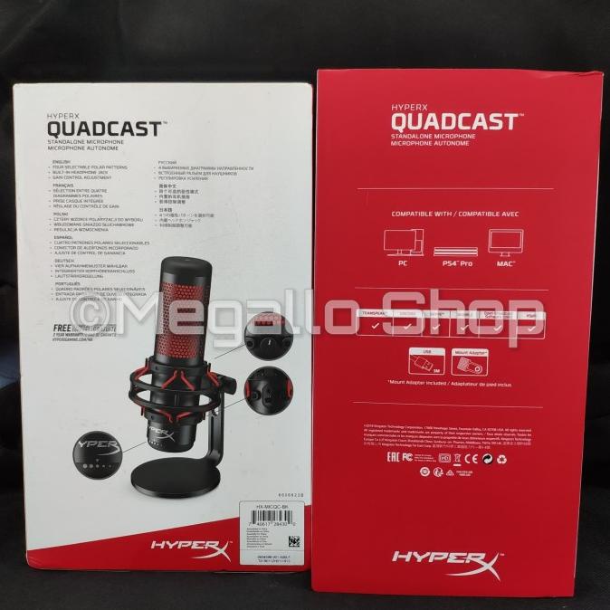 Jual Hyperx Quadcast Usb Condenser Gaming Microphone Garansi Resmi ...