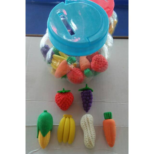 

Hapusan kerakter buah isi 24 pcs
