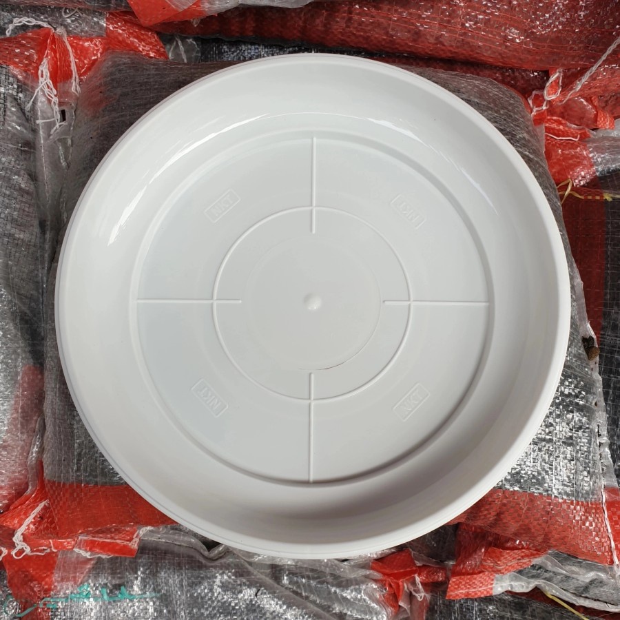 Tatakan alas pot bunga 40 NKT 40 37 cm Putih