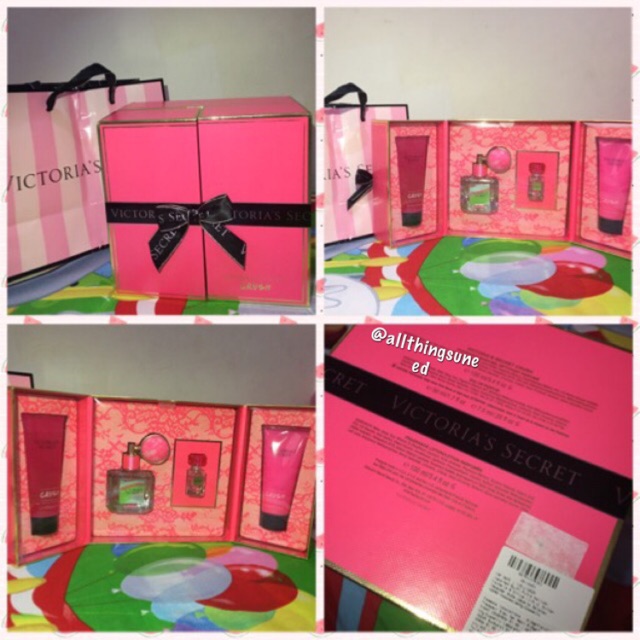 Victoria's Secret Crush Gift set  Perfume, Lotion, Shower Gel EDP