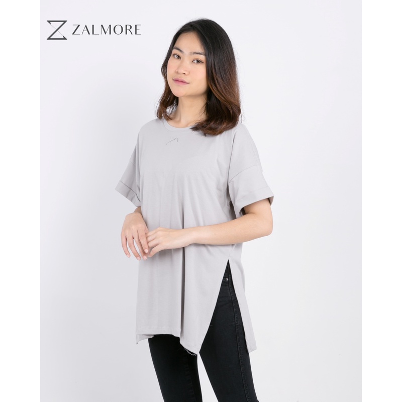 Zalmore Ladies Oversize with Slit-Grey