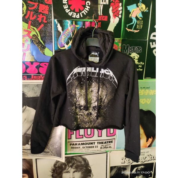 hoodie crop band original second