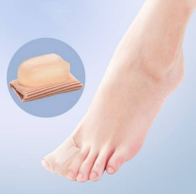 Insoles ukuran L Terapi Bunion Hallux Valgus Silikon Jari Pemisah Jempol Kaki Silicone Insole