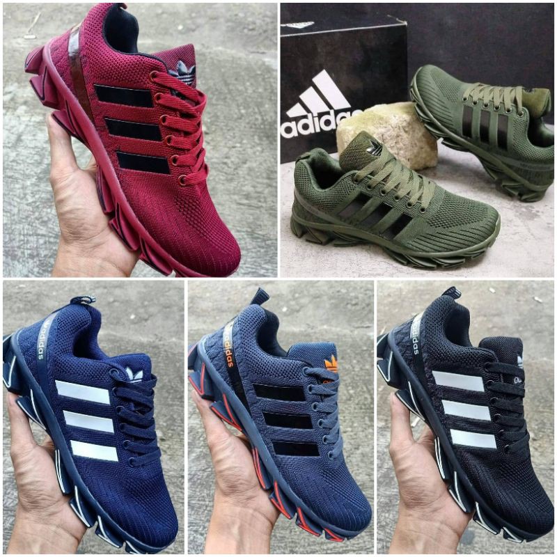 SALE...!!! SEPATU SNEAKER PRIA ADIDAS SPLINGBLADE Hitam Abu Navy Army Maroon IMPORT QUALITY