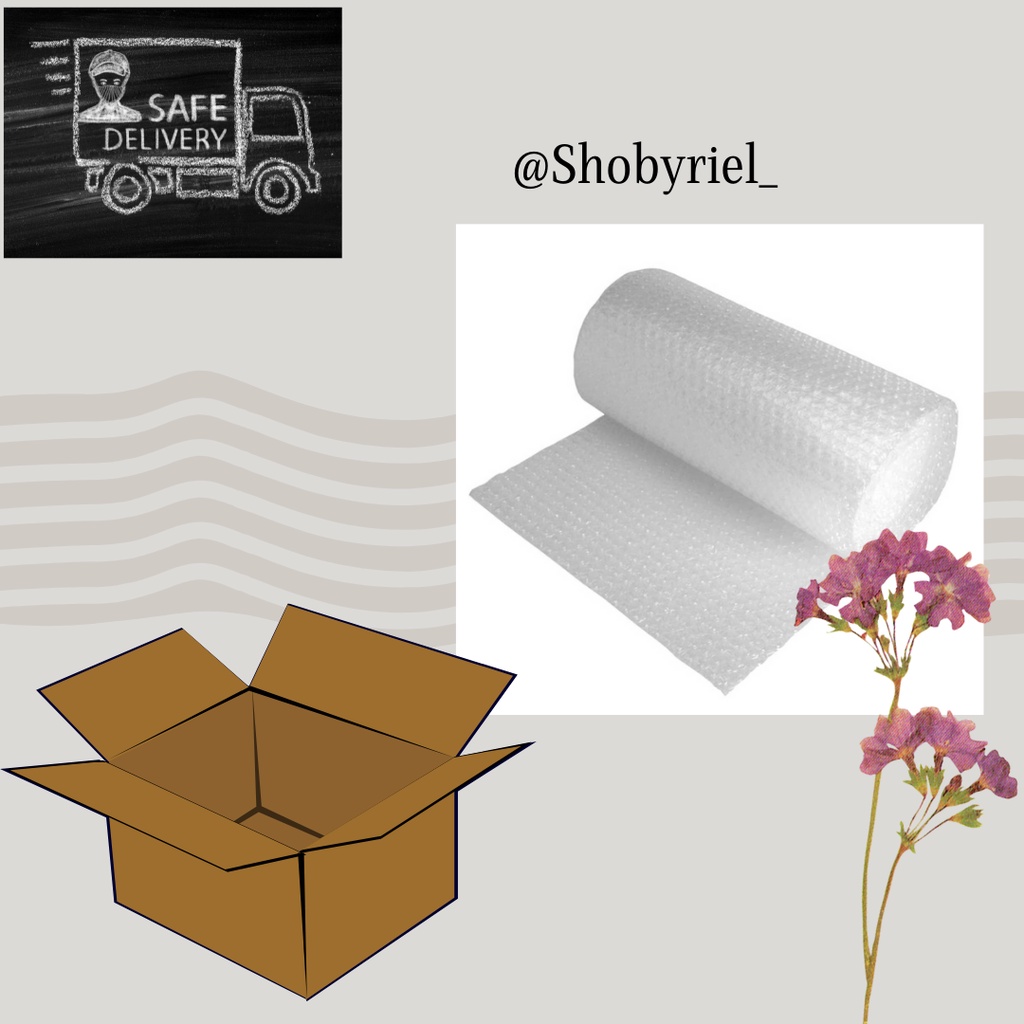 

Pengaman Tambahan ( Bubble Wrapping & Kardus)