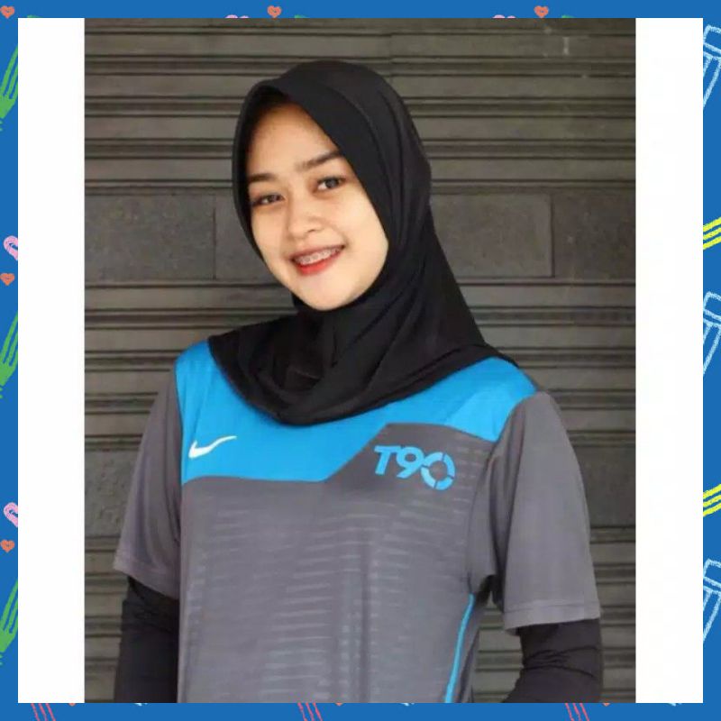 Jilbab Volly Olah Raga Sport Hijab Instan Folly Murah Berkualitas