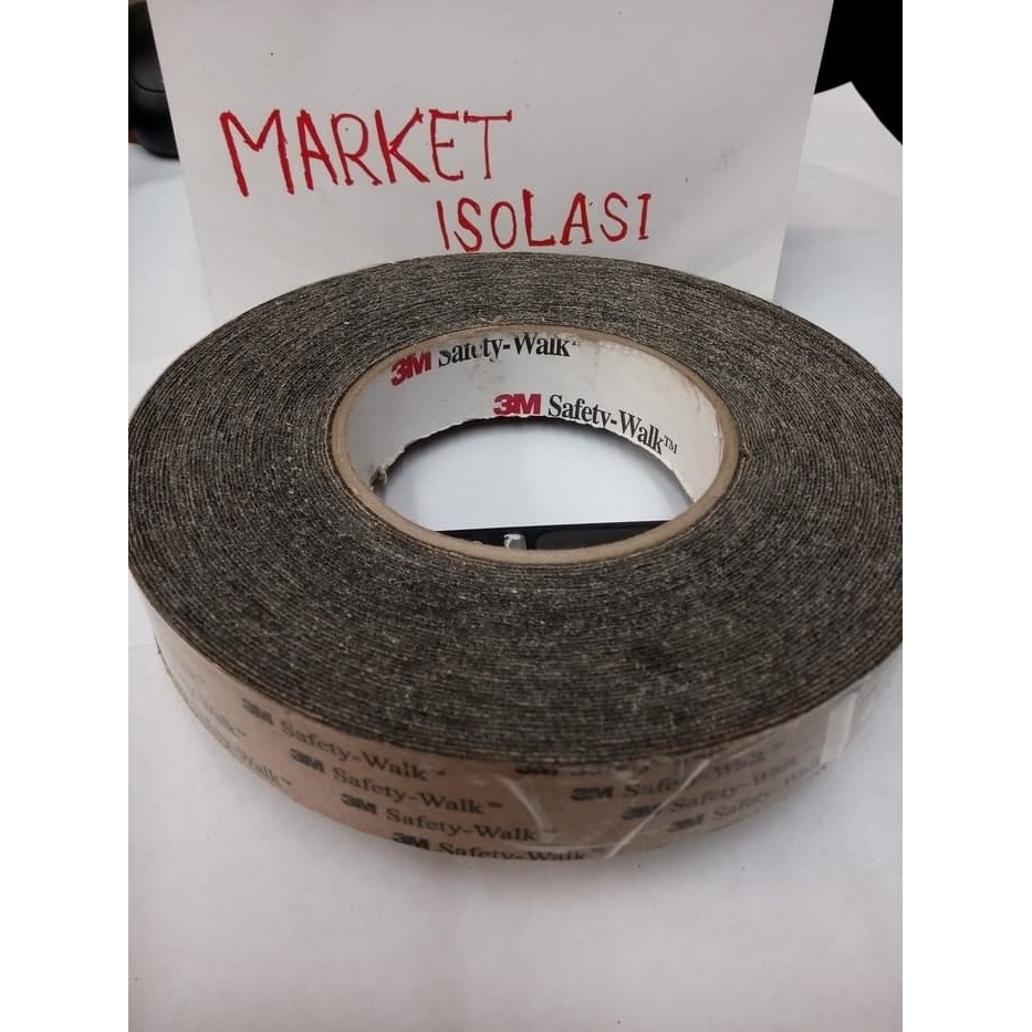 

Safety Walk Tape 3m 610 BLACK HITAM - Anti licin - Anti slip 1 inch x 18 m.