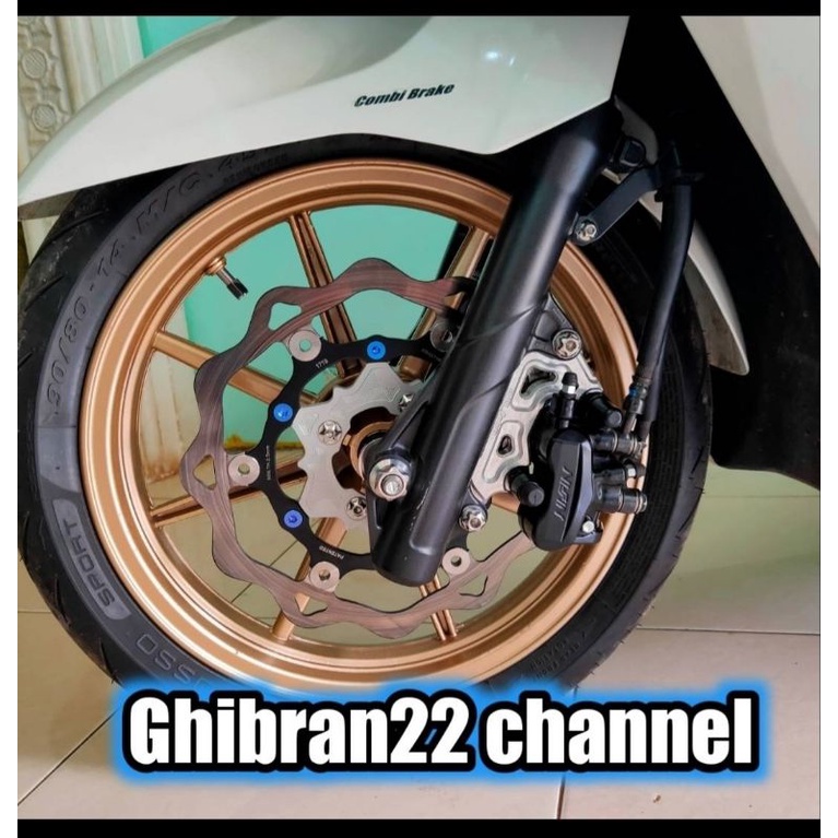breket kaliper PCX CBS CBU 3PISTON n ADV standat 3PISTON disk 260mm almunium T6 6061