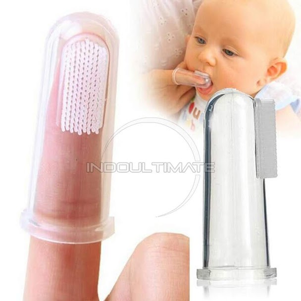 Sikat Gigi Jari Bayi Sikat Jari Gigi Lidah Bayi Silikon Baby Tooth Brush Silicone GJ-582 BPA FREE