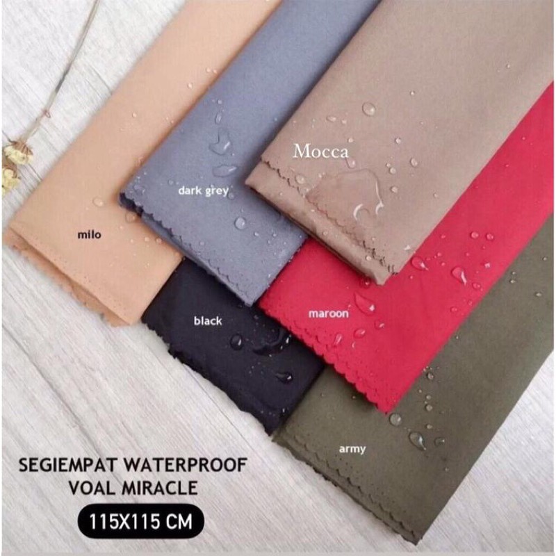 Hijab Segi Empat Polos Voal Anti Air Voal Lasercut Waterflash Basic Voal Shopee Indonesia