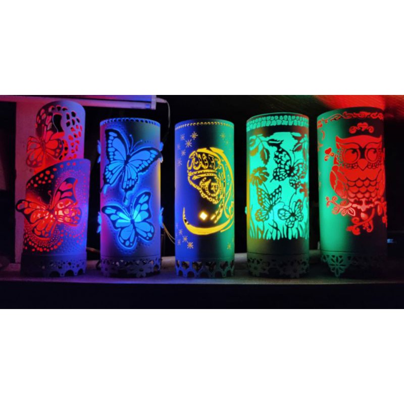 Lampu Pipa Paralon/PVC | Lampu Tidur Custom | Lampu Kamar | Lampu Meja | Lampu Malam | Lampu Hias