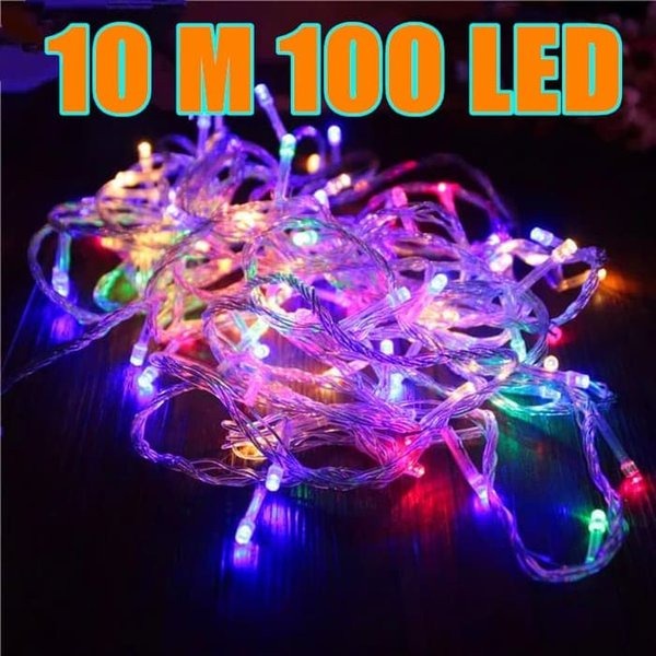 Lampu Tumblr Hias LED Warna Warni - 10 Meter + Colokan Sambungan Lampu Tumblr Led / Lampu Hias Led / Lampu Natal / Lampu LED Warna Warni - Rainbow 10 M