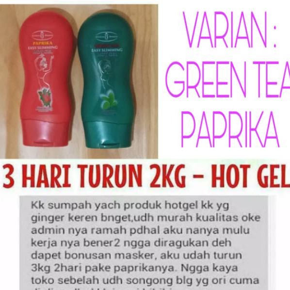 [ORI] AICHUN SLIMMING HOT GEL VARIAN GREENTEA 100% AMPUH MELANGSINGKAN DAN MERAMPINGKAN DALAM 7 HARI