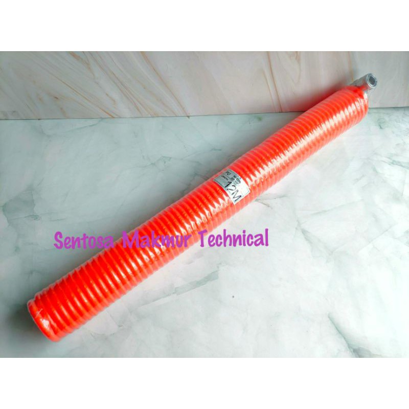 TW 12 M Selang Spiral Recoil Hose Compressor Kompresor Angin PU 12M