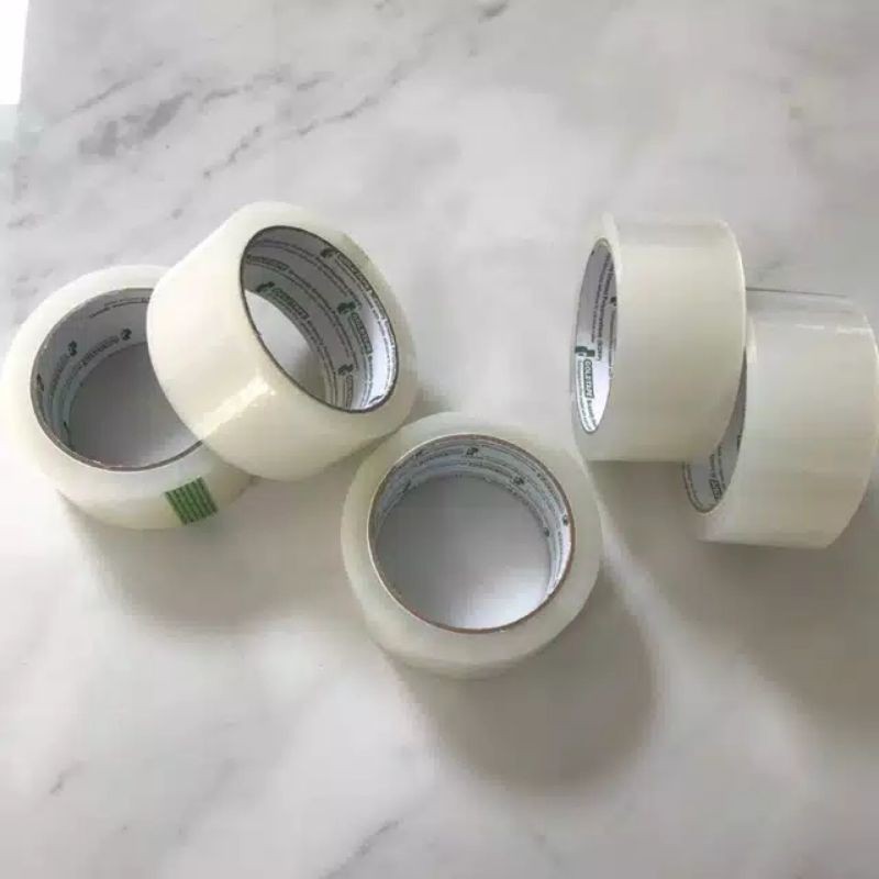 

Isolasi bening 2" merk GOLD TAPE / Lakban bening/coklat