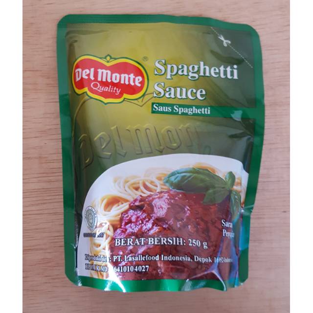 

DELMONTE SAUCE SPAGHETTI 250 GRAM