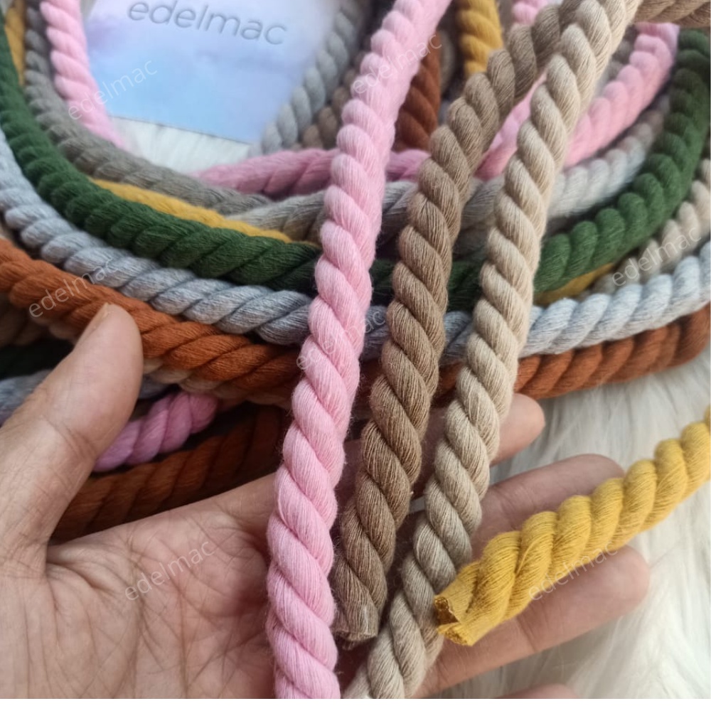 Ecer Tali Katun Macrame Colorful uk Besar Big Size Cotton Cord | Part 2