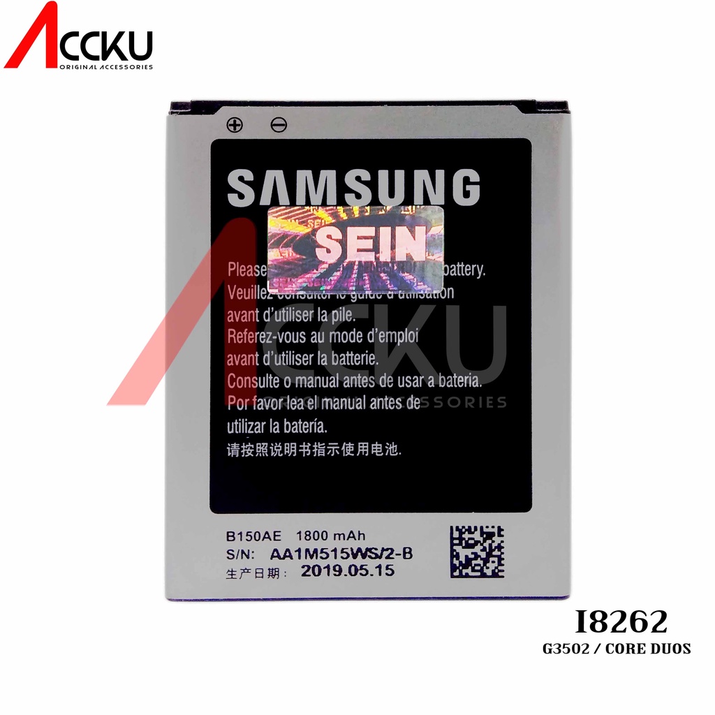 BATERAI SAMSUNG I8262 BATTERY SAMSUNG G3502 GALAXY CORE DUOS B150AE ORIGINAL 99