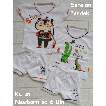 Baju Bayi Setelan Pendek Enrica Putih Sablon Print Newborn Sd 6 Bulan