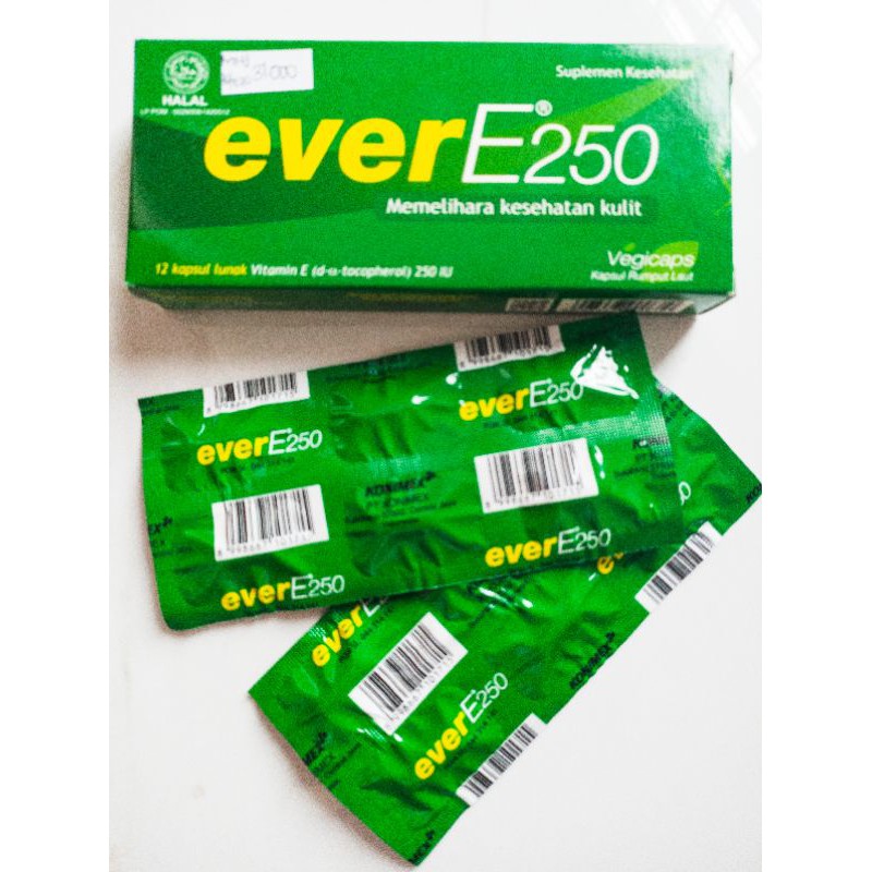 COD - EVER E 250 IU 1 BOX ISI 12 KAPSUL