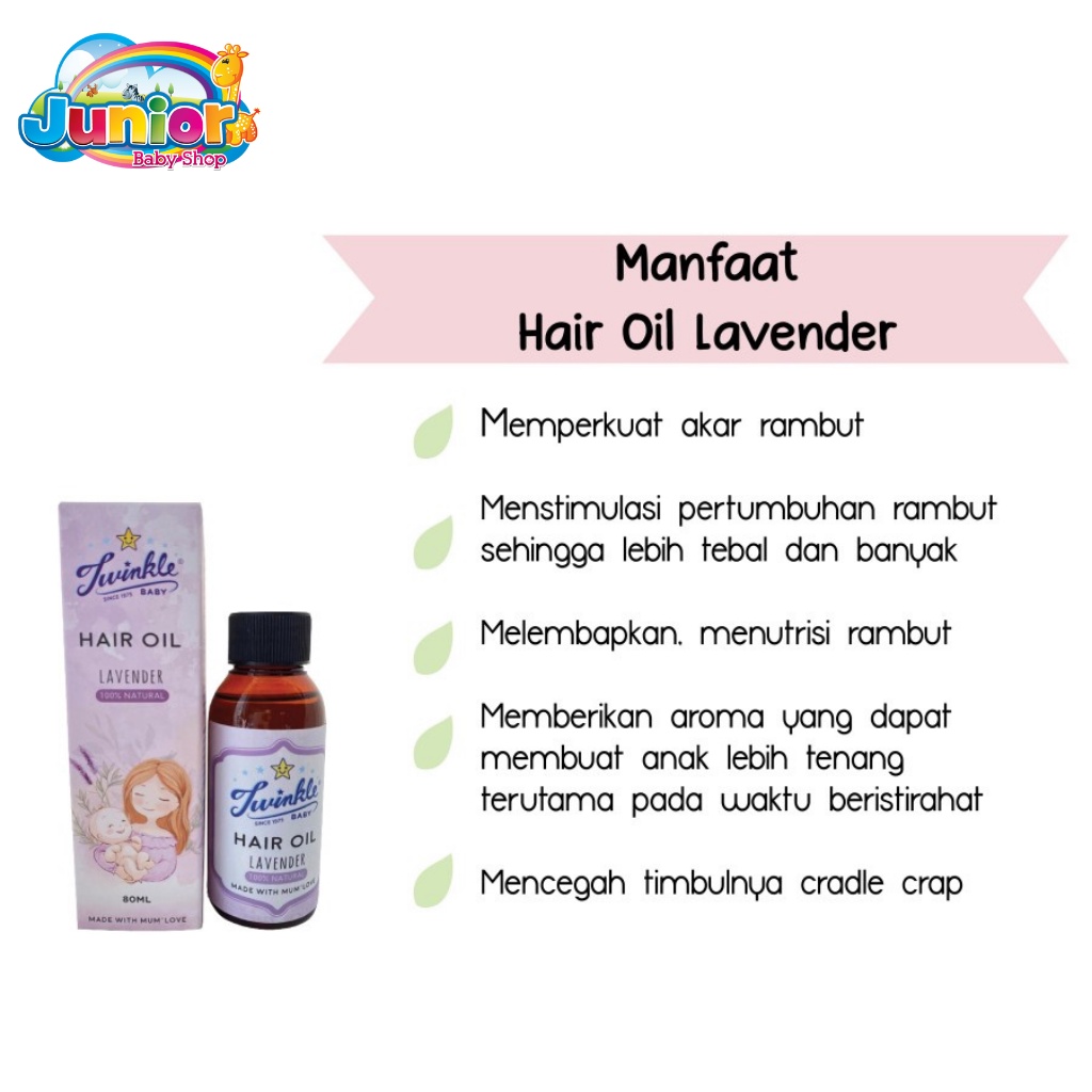 Twinkle Hair Oil Lavender 80ml