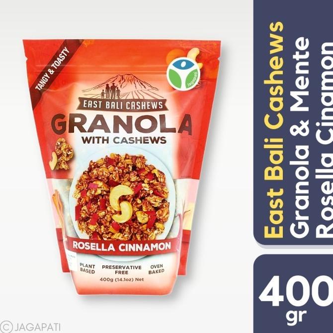 

East Bali Cashews - Granola Rosella Cinnamon 400 gr - Sereal