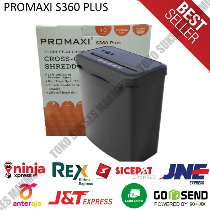 

Paper Shredder / Penghancur Kertas Promaxi S360 Plus