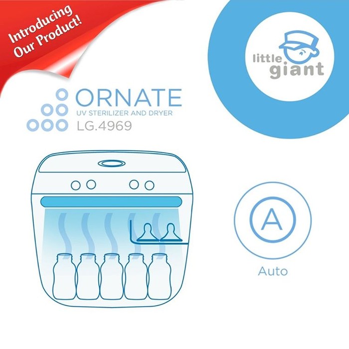 Little Giant - Ornate UV Sterilizer and Dryer LG 4969 Alat Steril Botol dan Pengering