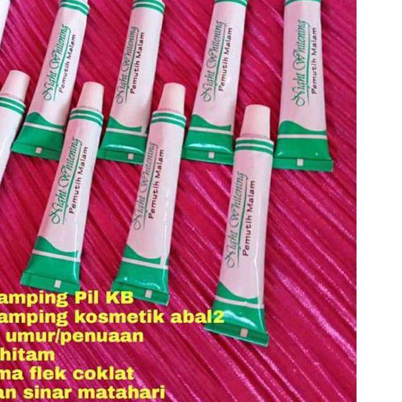 Flek dr Liz / Lis night Cream / Liz night whitening / saleb flek Lis skincare