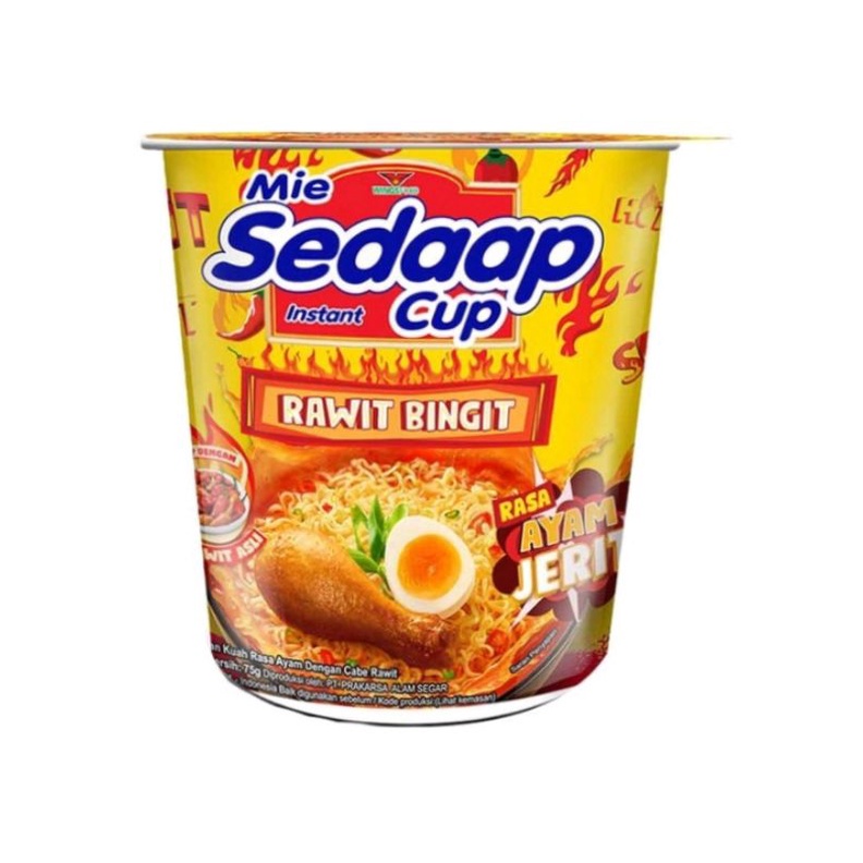 

PROMO!!! Mie sedaap cup rawit bingit rasa ayam jerit (1pcs)