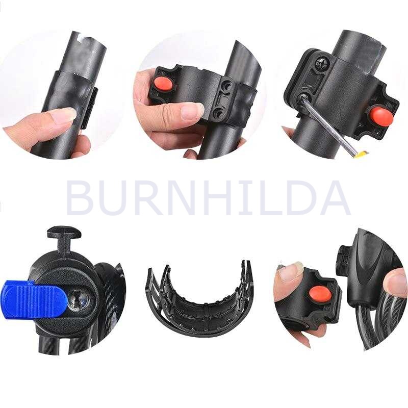 Kunci Gembok Sepeda Anti Maling Lock sepeda burnhilda