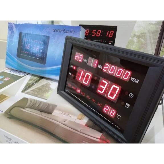 XIANYUN XY-2315 Electronic LED Digital Clock 23cm x 15cm /jam digital