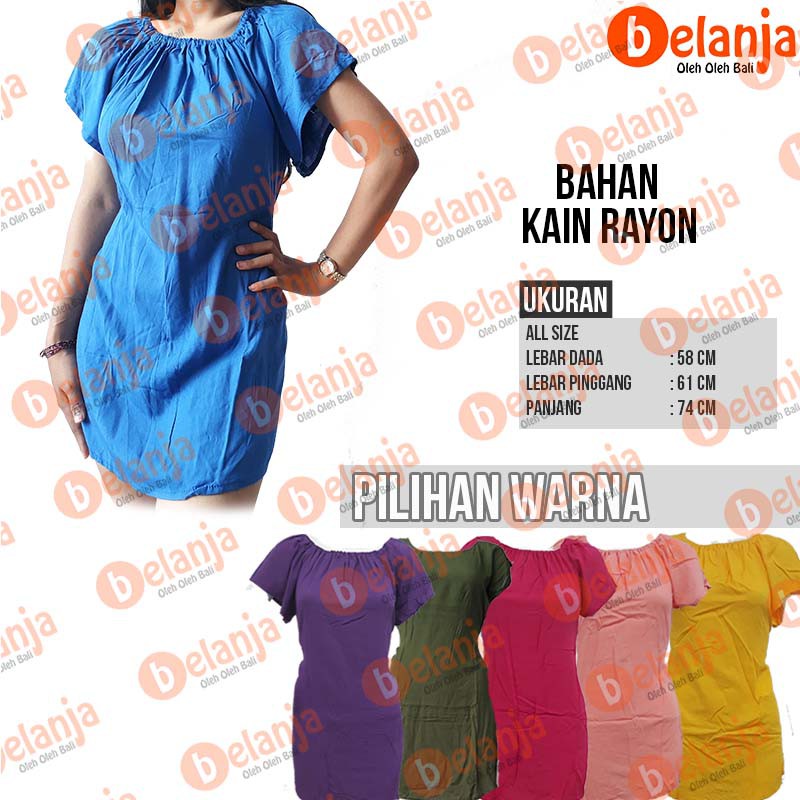 Sabrina Dress mini pendek Dress Bali Sexy Atasan Bumil