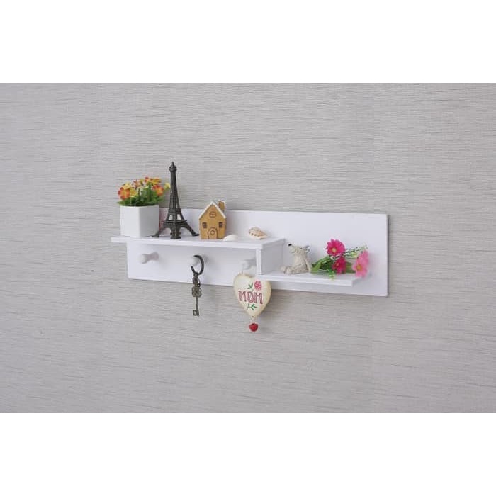 Rak dinding vintage MINIMALIS 3 hook gantungan wall interior dekorasi