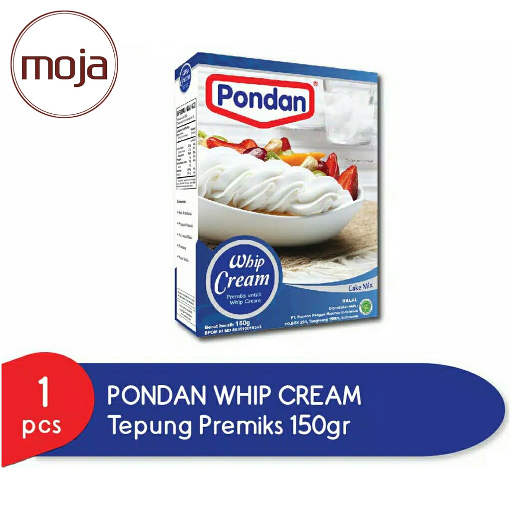 

Pondan Whip Cream 150g