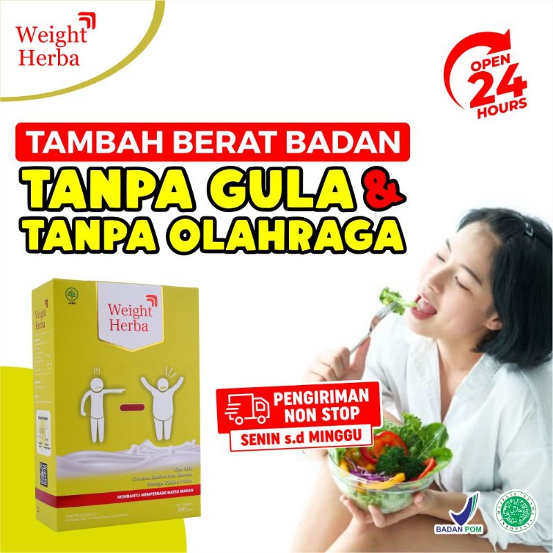 

Weight Herba 100% Original Susu Penggemuk Badan Penambah Nafsu Makan Manjur