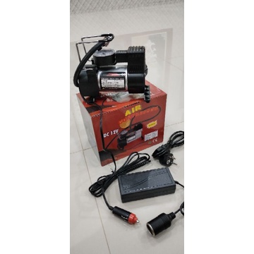 *Satu Paket komplit* kompresor mini portabel dan adaptor AC/12Volt 150psi