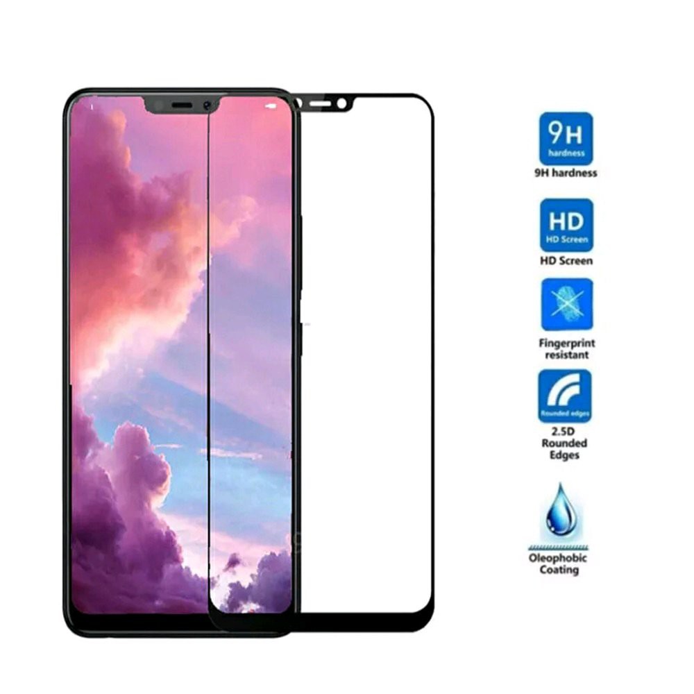 Tempered Glass Full Cover Full Lem 5D/9D/11D/21D OPPO VIVO SAMSUNG XIAOMI ALL TYPE