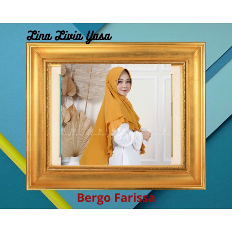 LINALIVIA hijab instant terlaris jilbab rebutan khimar farissa pink dusty