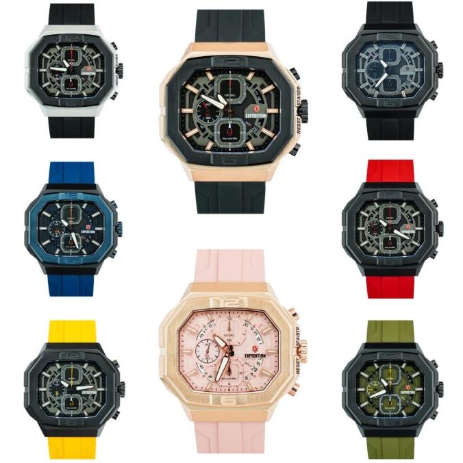 JAM TANGAN PRIA / WANITA EXPEDITION 6813 E 6813 E6813 RUBBER ORIGINAL Termurah