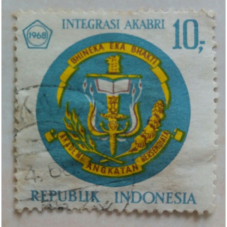 

(AA) Perangko AKABRI Tahun 1968 Single Set Used