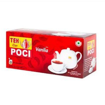 

TEH POCI VANILA CELUP ISI 25**