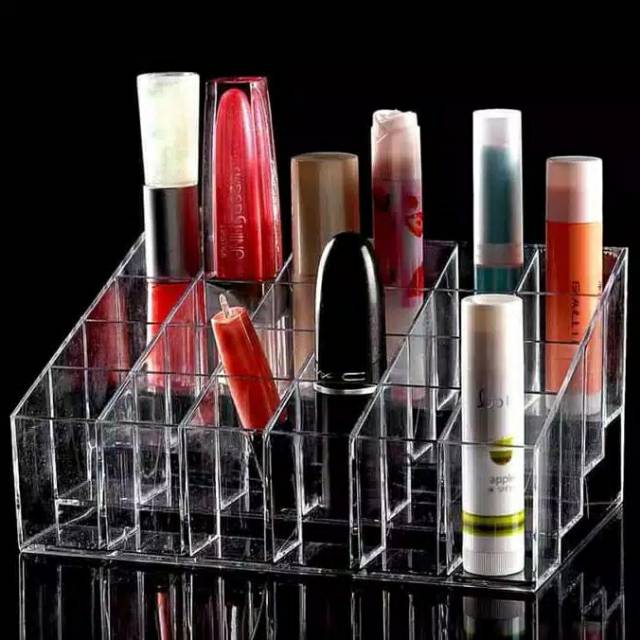 Rak makeup wanita lipstic kosmetik organizer acrylic