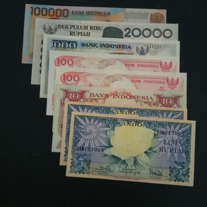 Uang Kuno Uang Mahar Uang Asli Rupiah Kertas Paket Tanggal 12/12/20 Termurah