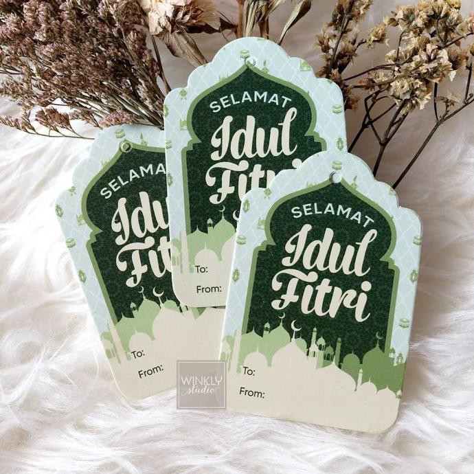 

Tag Ucapan Lebaran Hang Tag Idul Fitri Kartu Ucapan Lebaran -KHADRA