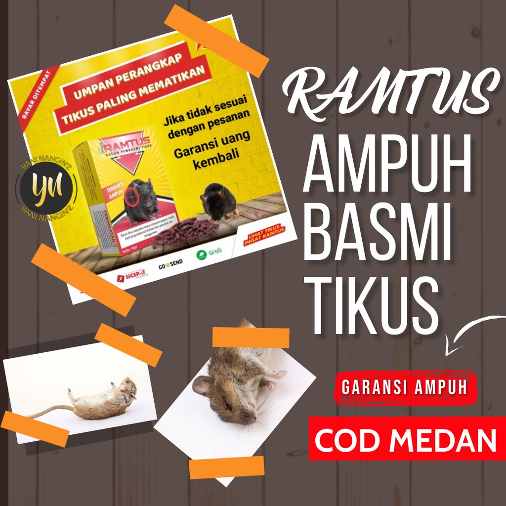 racun tikus paling ampuh ramtus 50gr cod medan