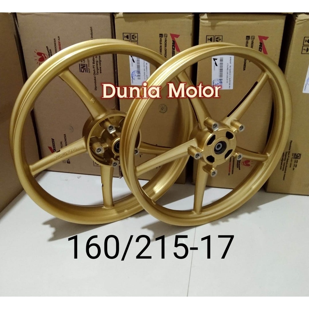 VELG PELEK MODEL RCB SATRIA FU 150 RX KING JUPITER MX 135 DOUBLE DISC MX LAMA VEGA ZR JUPITER BURHAN